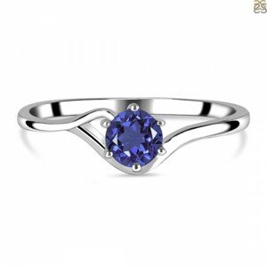 Klenoty Amber Luxusný strieborný prsteň s iolitom Special Moment Veľkosť: 52