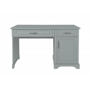 Písací stôl v rustikálnom štýle v sivej farbe - MELODY