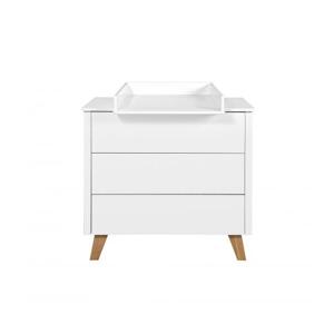 Prebaľovací pult v minimalistickom štýle v bielej farbe - ZARA