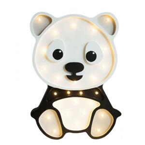 Drevená detská lampa v podobe pandy