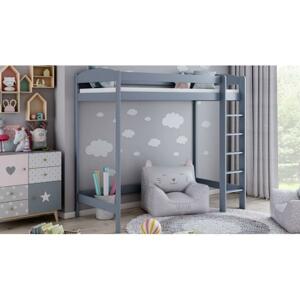 Jednolôžková detská posteľ s rebríkom - 190x80 cm