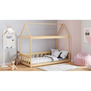 Jednolôžková detská posteľ domček - 160x80 cm