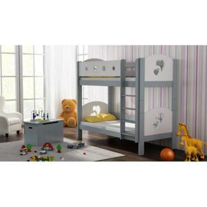 Poschodové detské postele - 180x90 cm