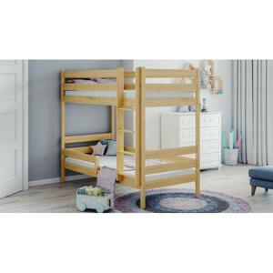 Detská poschodová posteľ - 160x80 cm