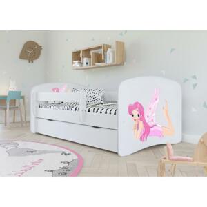 Detská posteľ s vílou - Babydreams 140x70 cm