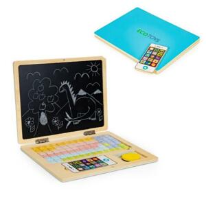 Modrý detský notebook - magnetická vzdelávacia tabuľa