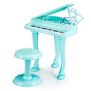 Modrý klavír s mikrofónom mp3