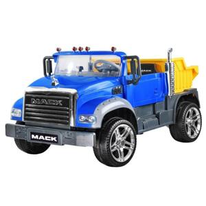 Modré nákladné auto MACK so sklápačkou