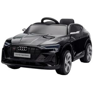 Čierne detské elektrické auto Audi E-tron Sportback