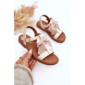 Béžové sandále pre dievčatá
