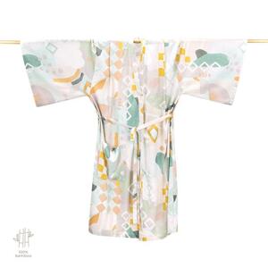 Bambusové kimono z kolekcie Pastelové vzory
