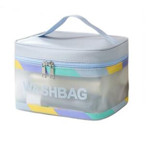 Modrý kozmetický kufrík WASHBAG