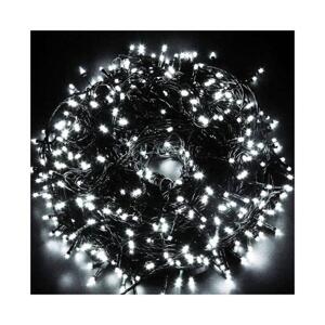 Vianočné LED svetielka v studenej bielej farbe - 15 m
