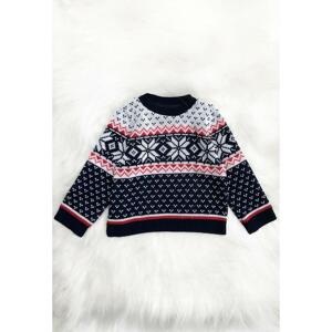 Detský sveter s motívom zimy